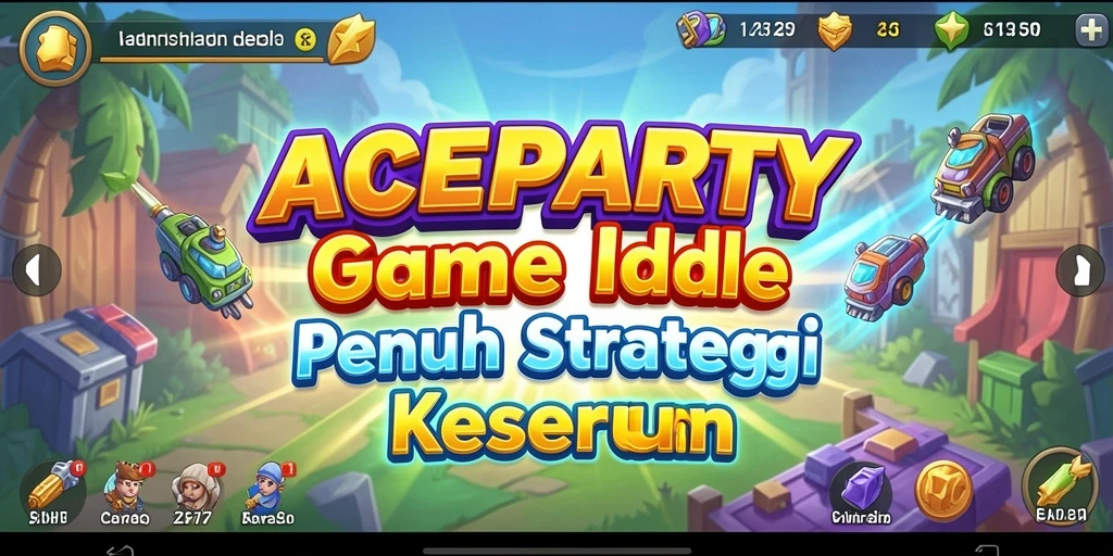 Screenshot gameplay ACEPARTY menampilkan aksi seru dalam game Idle.