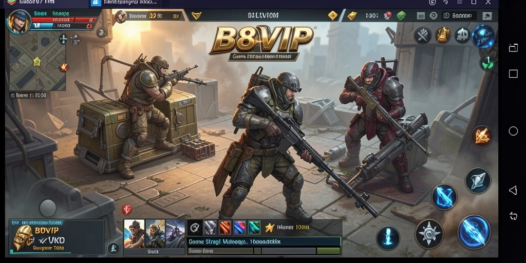 Tampilan menarik dari gameplay B8VIP yang menampilkan pertarungan strategis.