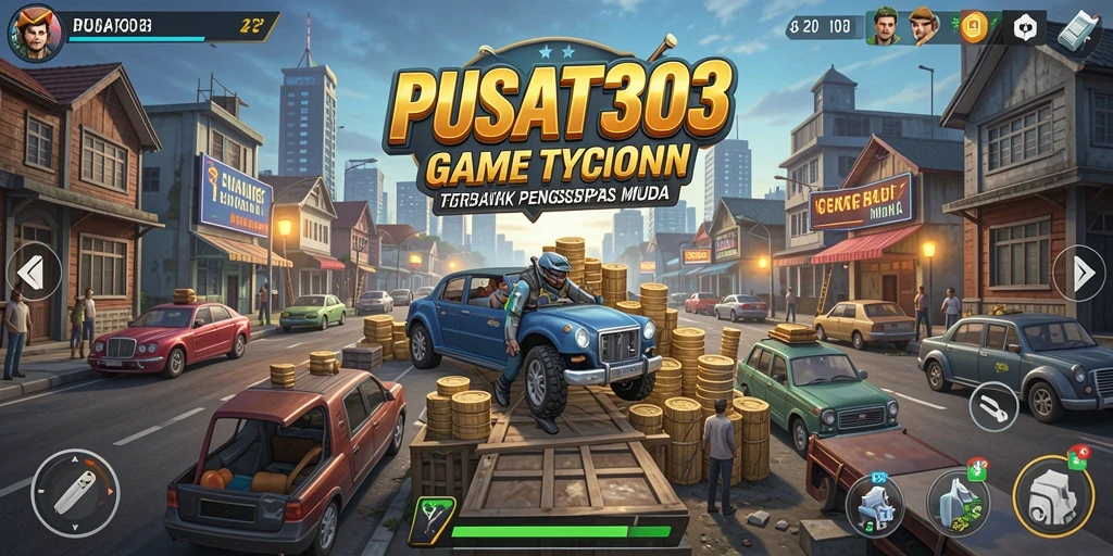 Tampilan gameplay PUSAT303 yang penuh warna dan menawan.