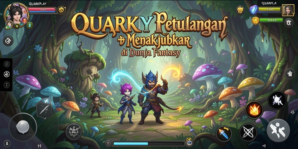 Gameplay menakjubkan dalam QUARKPLAY dengan petualangan seru.