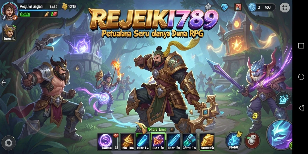 Screenshot gameplay <strong>REJEKI789</strong> menampilkan peperangan yang mendebarkan di dunia RPG.