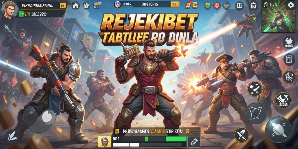 Gameplay seru dalam pertarungan Battle Royale di REJEKIBET