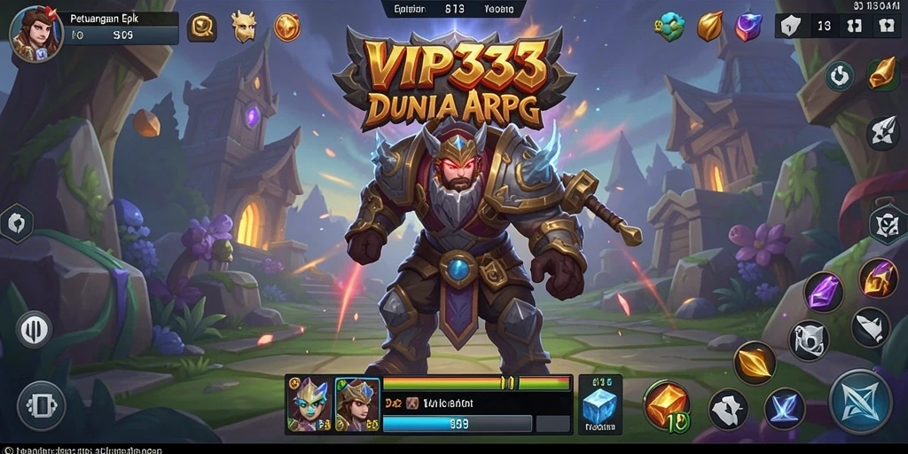 Screenshot VIP333 menampilkan aksi seru dalam gameplay ARPG.