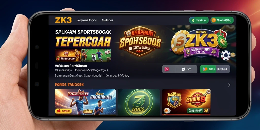 Tampilan menarik dari permainan Sportsbook di ZK3.